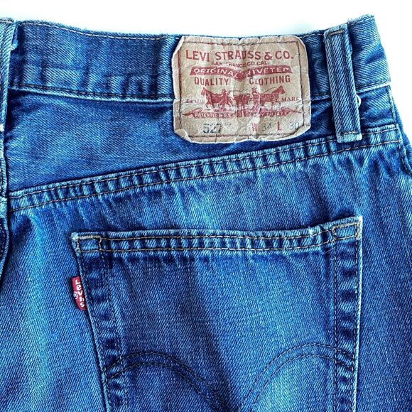 Levi's Men's Bootcut Jeans - Blue - Picture 3 of 10